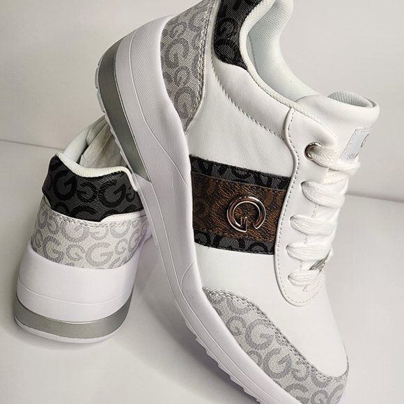 Guess GBG Los Angeles Women's Ladies Tennis wedge sneakers brand new - Picture 4 of 5